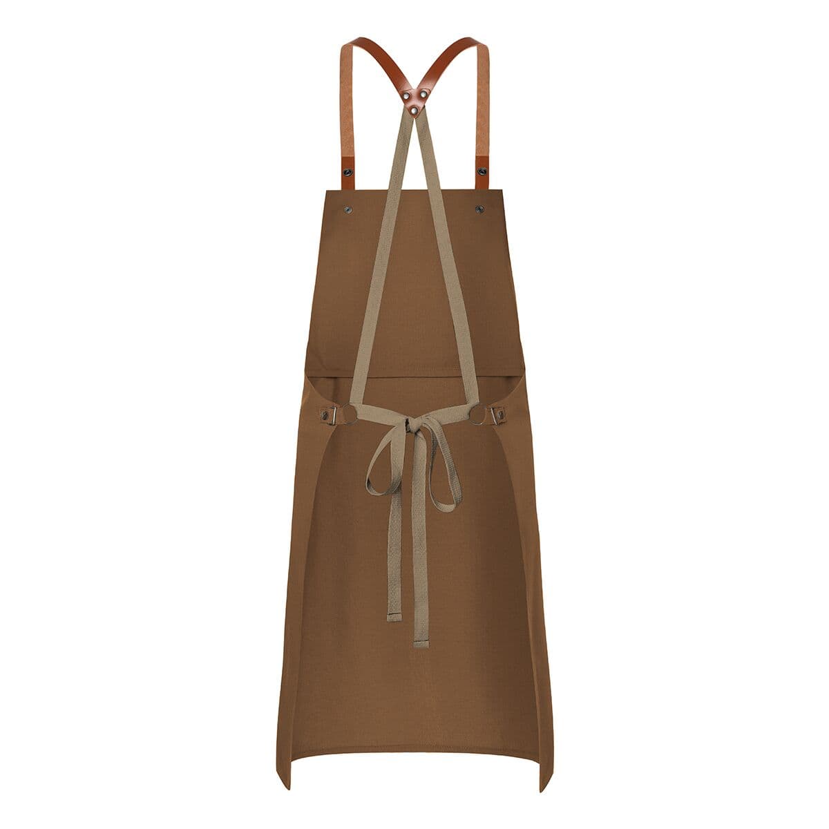 (6 pieces) Karlowsky - Bib Apron Green-Generation - Cinnamon