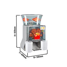 Odšťavňovač na pomeranče - Automatické podávání