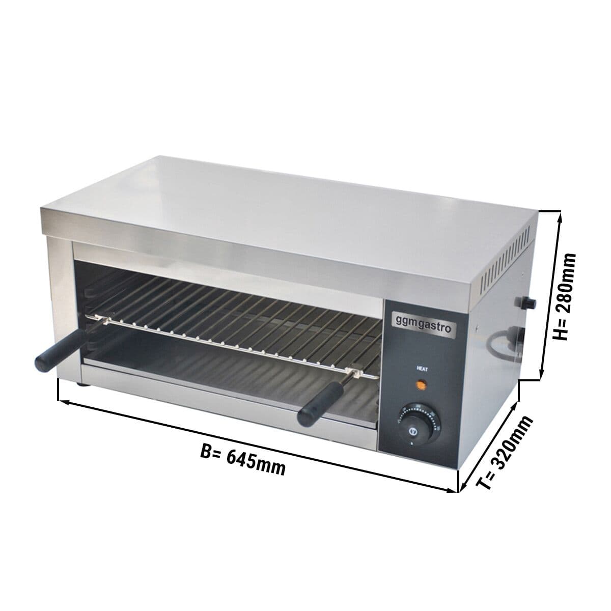 Pita oven/ salamander COMPACT - 2 kW / 230 Volt