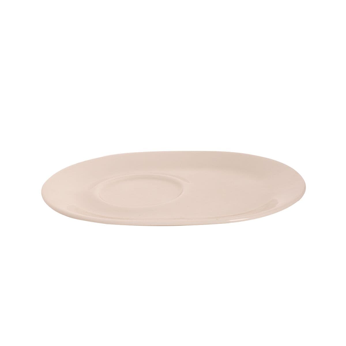 (12 pieces) LUX - Saucer oval Maastricht - 24 x 18 cm - Ivory