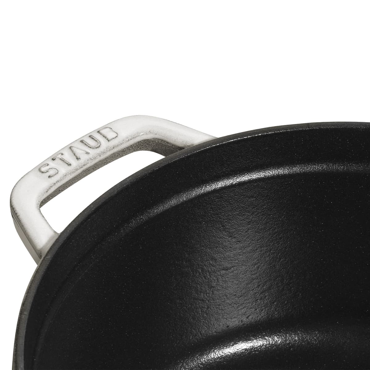 STAUB | LA COCOTTE - kokotka - Ø 240 mm - litina - bílý lanýž