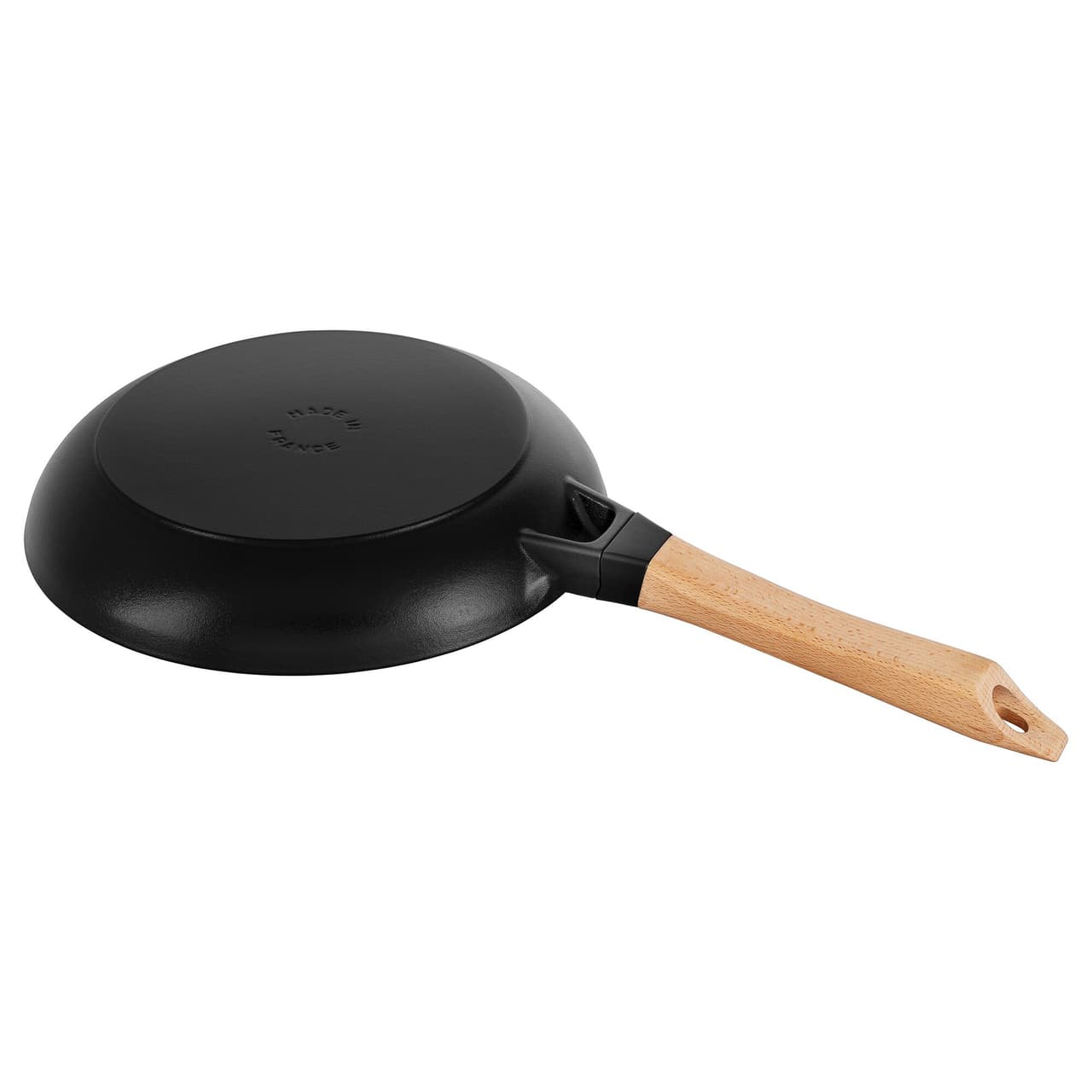 STAUB | PANS - Pánev s dřevěnou rukojetí - Ø 260 mm - litina - černá