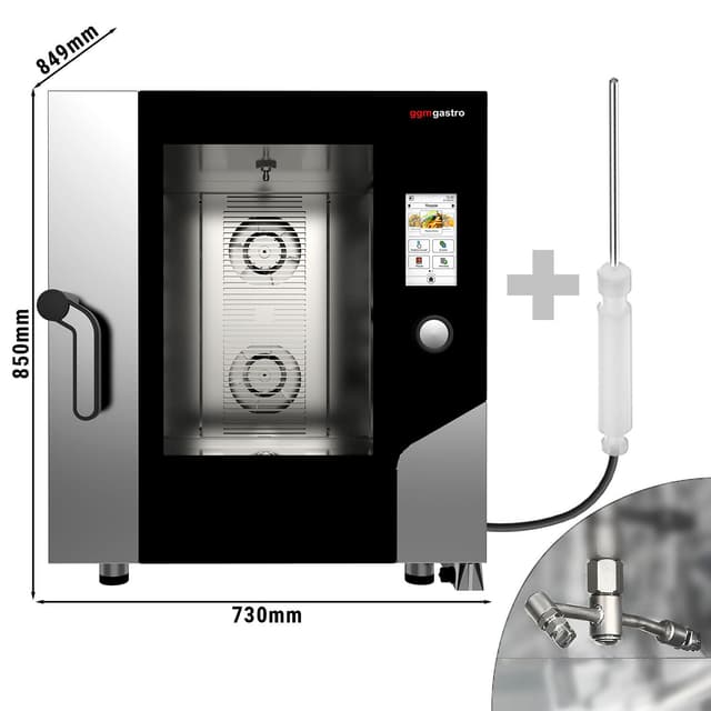 Kombidämpfer - Touch - 7x GN 1/1 - mit Waschsystem & Temperaturfühler