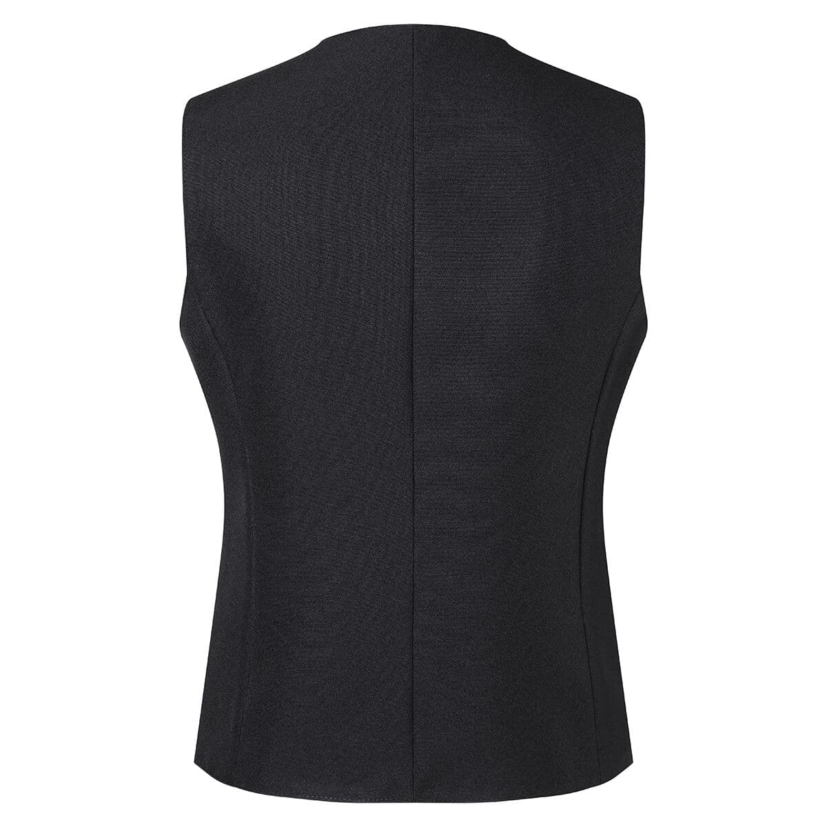 (6 pieces) Karlowsky - Ladies Vest Basic - Black - Size: L