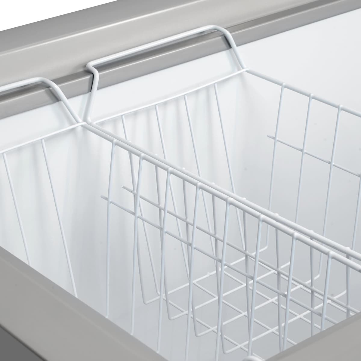 Freezer - 985mm - 236 litres - stainless steel lid - incl. partition wall