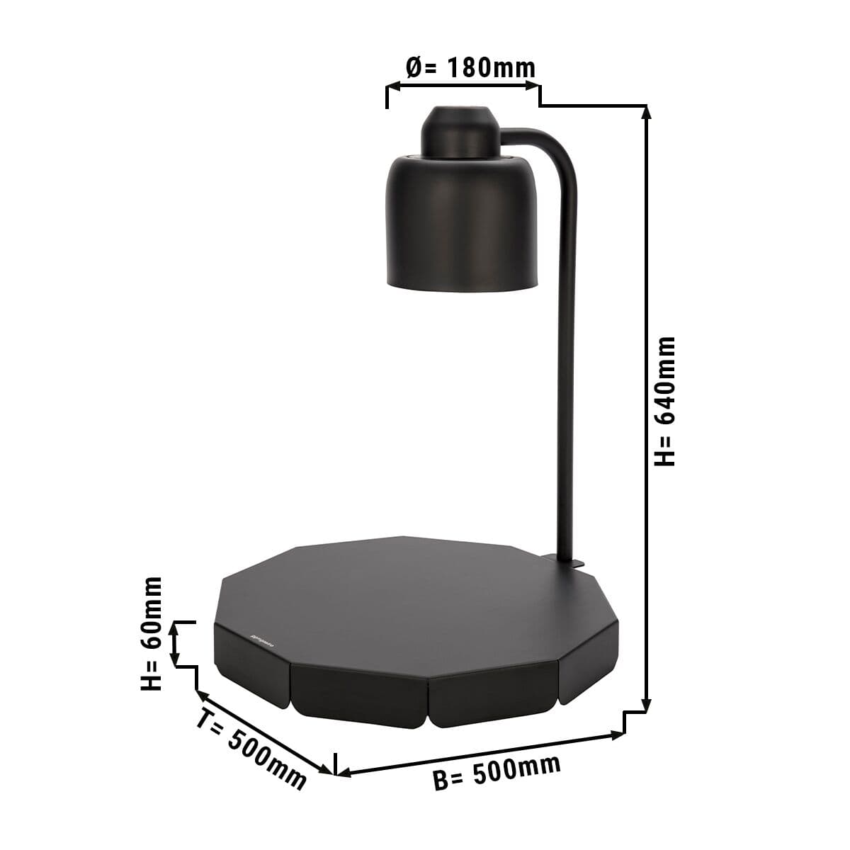 Buffet Warming Lamp - Round