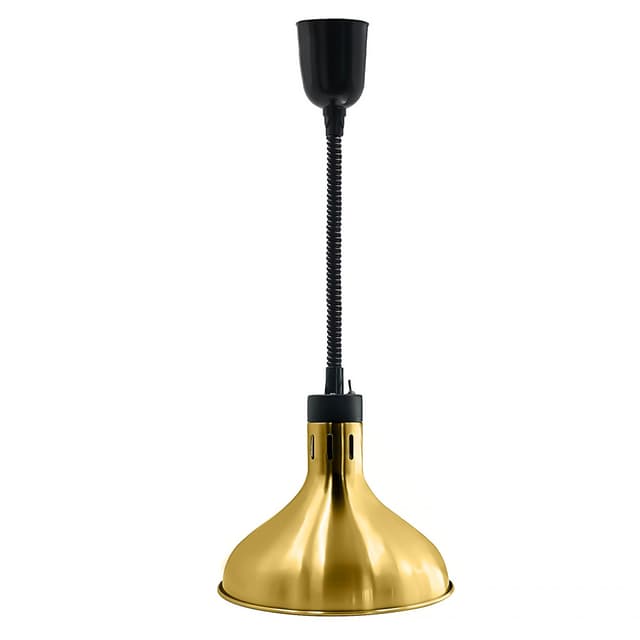 Ohřívací lampa - Ø 290 mm - zlatá