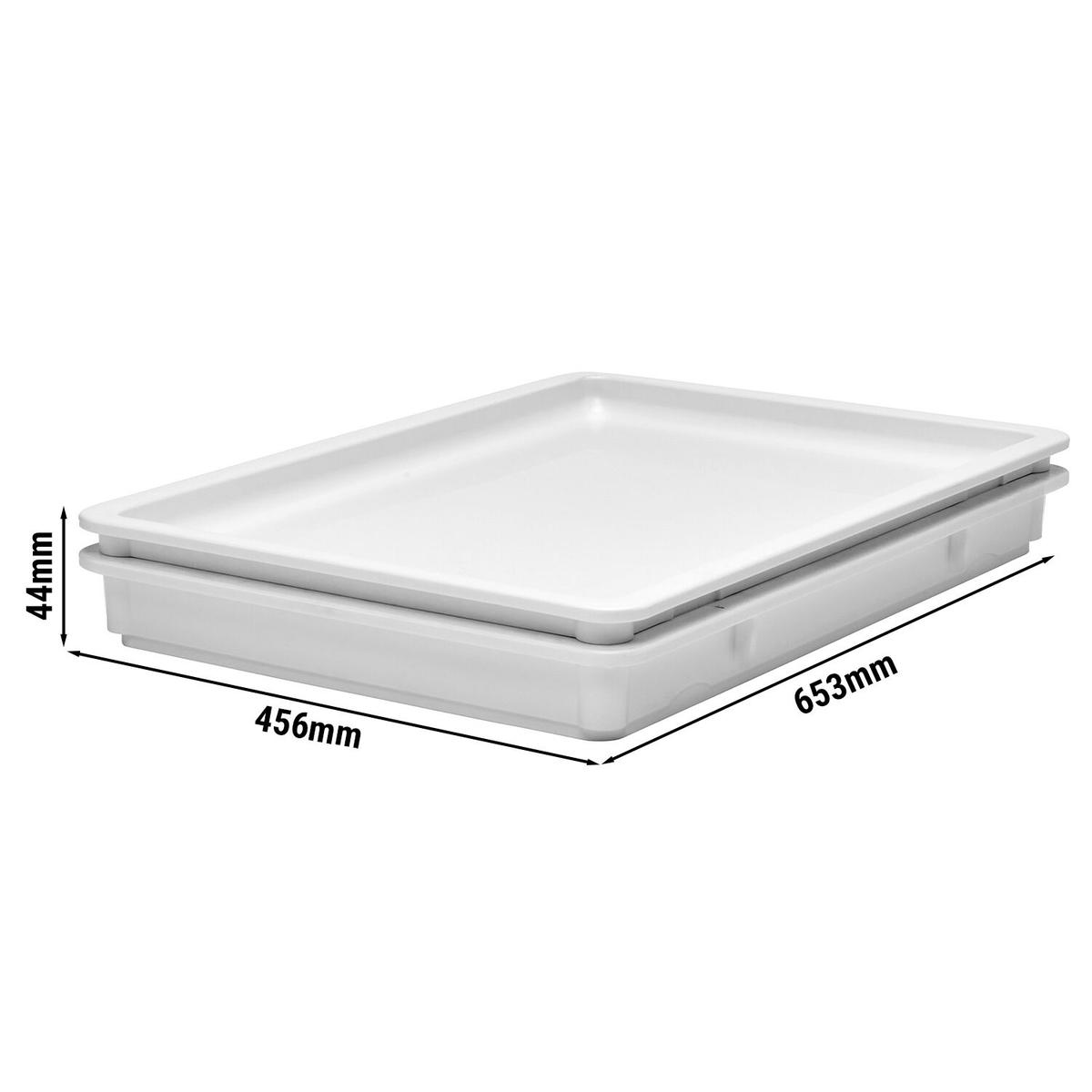 (6 Kusů) CAMBRO | Kryt pro nádobu na těsto DB18263P148 - bílé