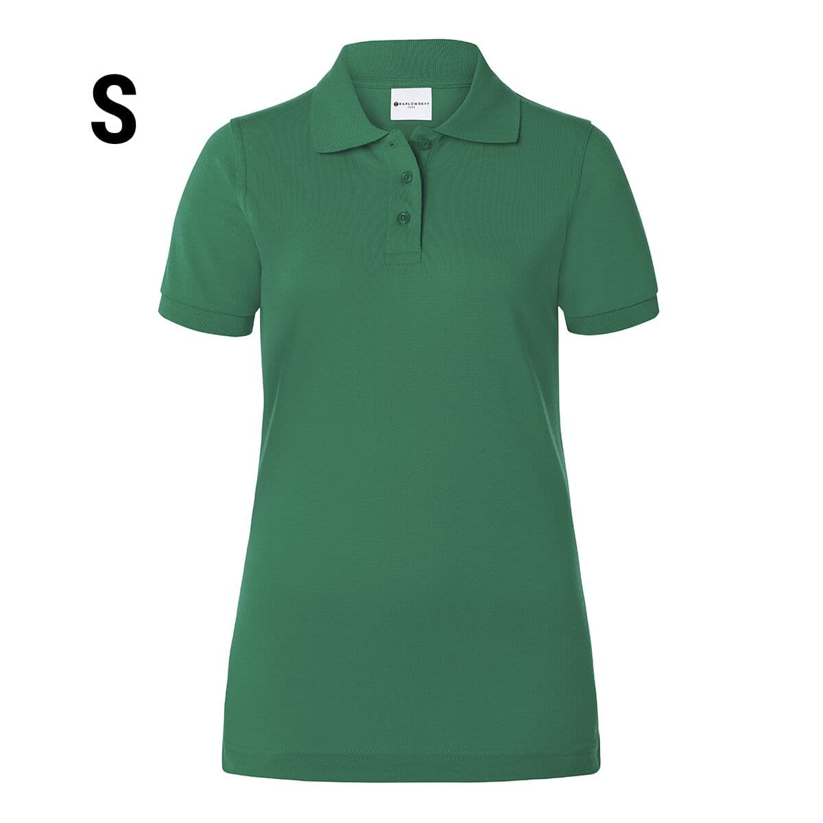 (6 pieces) Karlowsky - Ladies Workwear Poloshirt Basic - Forest Green - Size: S