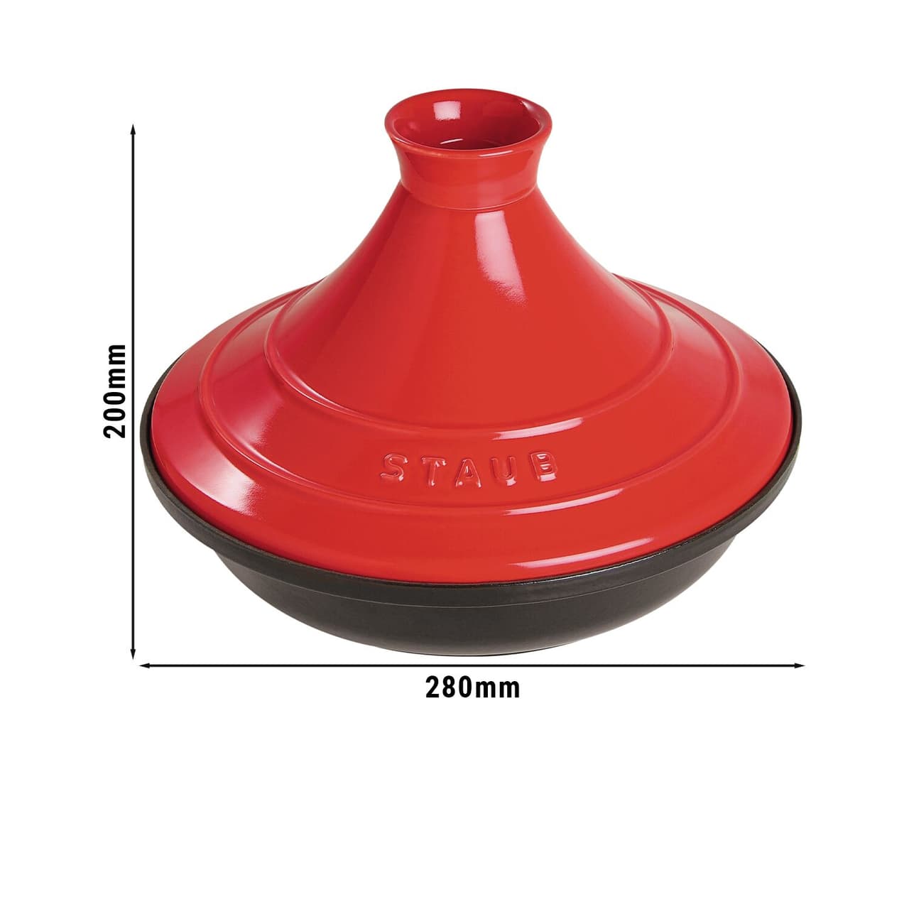 STAUB | SPECIALITY - Tajine - Ø 280 mm - litina - třešňově červená