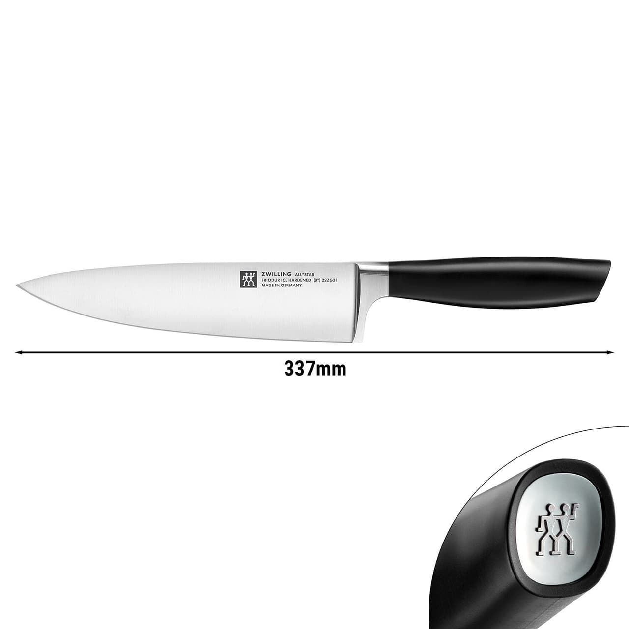 ZWILLING | ALL * STAR - Kochmesser - Klinge: 200mm - Silber