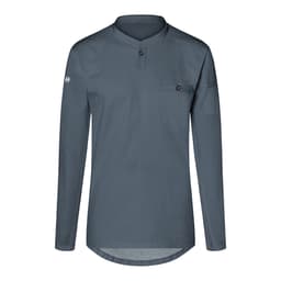 (6 pieces) Karlowsky - Long Sleeve Men's Work Shirt Performance - Anthracite - Size: S