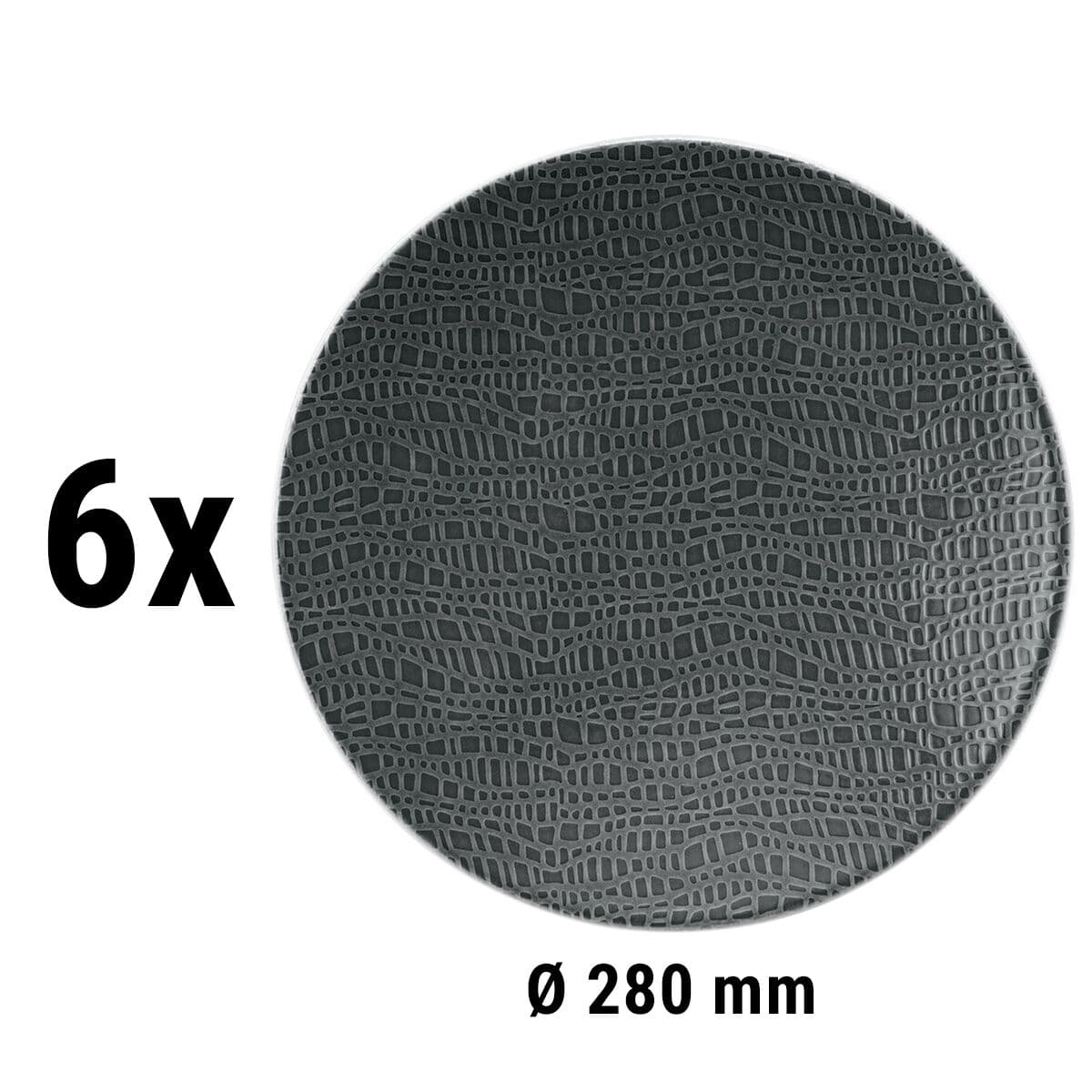 (6 pieces) Seltmann Weiden - Coup plate flat - Ø 280 mm 