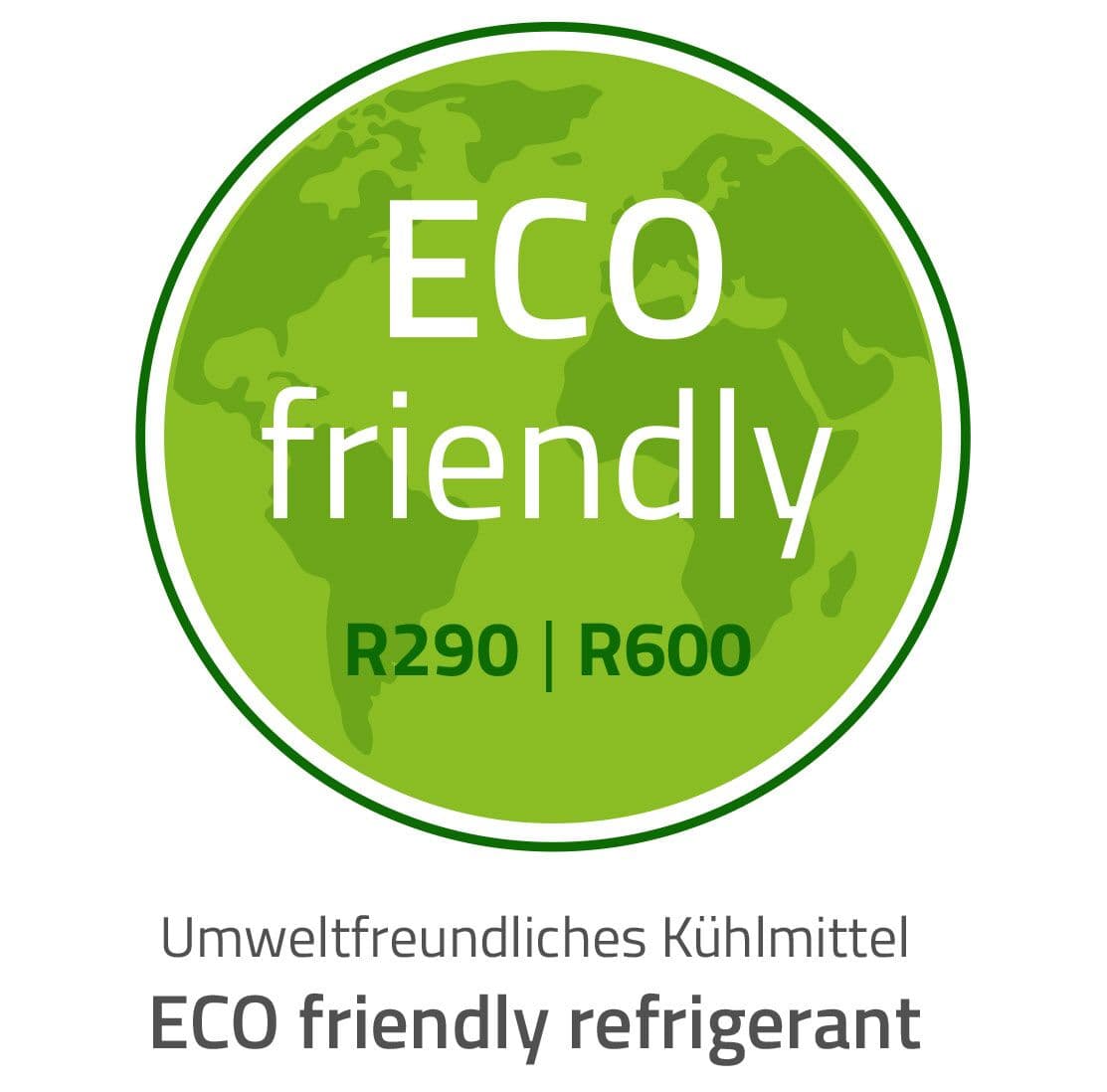 Freezer Stainless Steel ECO - 600 liters - with 1 glass door