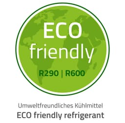 Freezer Stainless Steel ECO - 600 liters - with 1 glass door