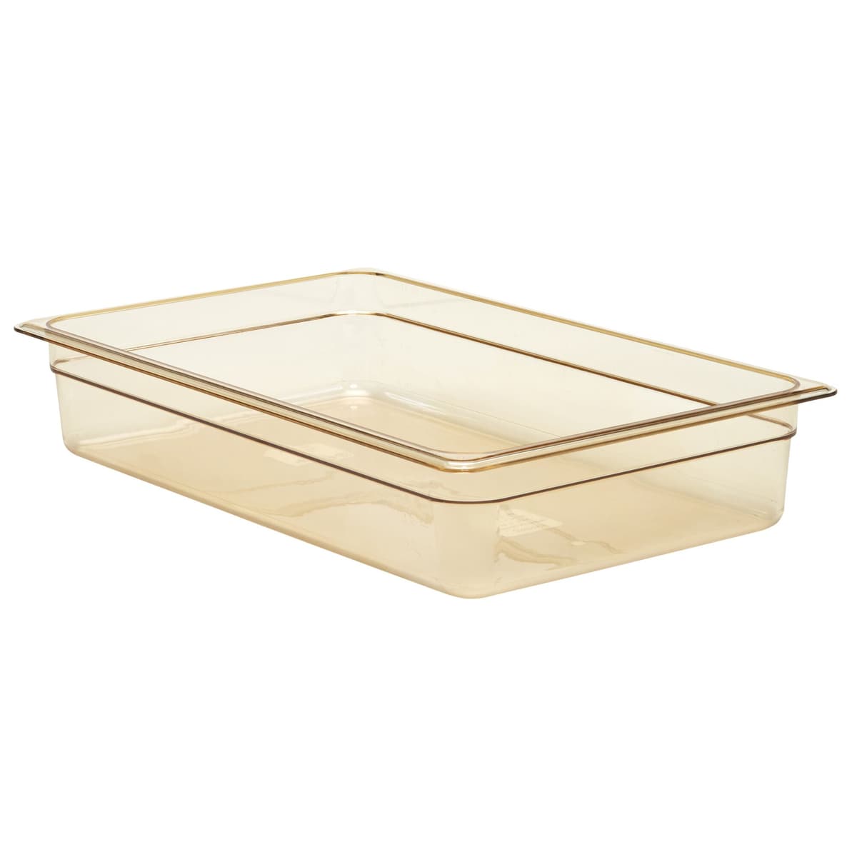 (6 kusů) CAMBRO | H-PAN™ Žáruvzdorné GN nádoby 1/1 - jantar - hloubka 100 mm