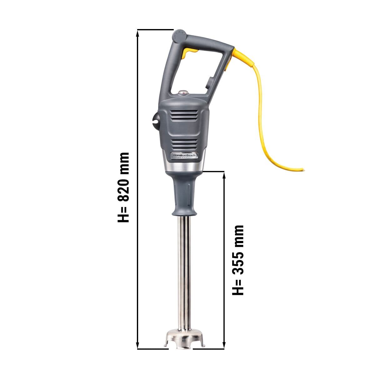 HAMILTON BEACH | BigRig™ HMI014 - Hand blender incl. blending rod 355mm - 1 kW - speed infinitely variable