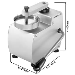 Manual hamburger machine - WITHOUT pattie mould