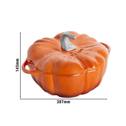 STAUB | LA COCOTTE - Cocotte - Ø 240mm - Gusseisen - Zimt | Kürbis