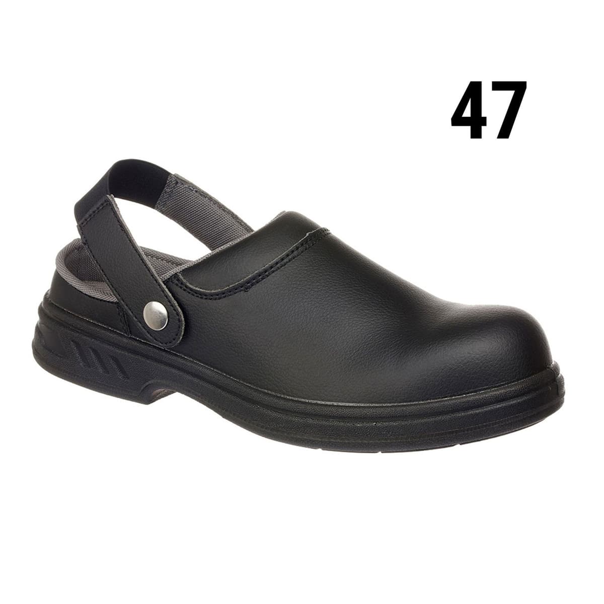 Safety clog Steelite SB - Black - Size: 47