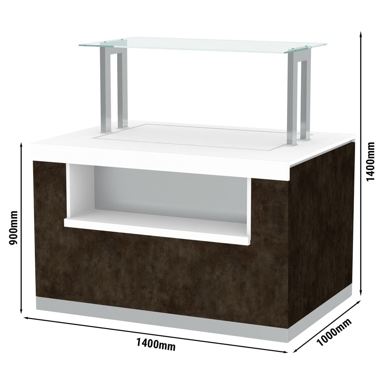 Chladicí deska - 1,4 x 1,0 m - 59 L