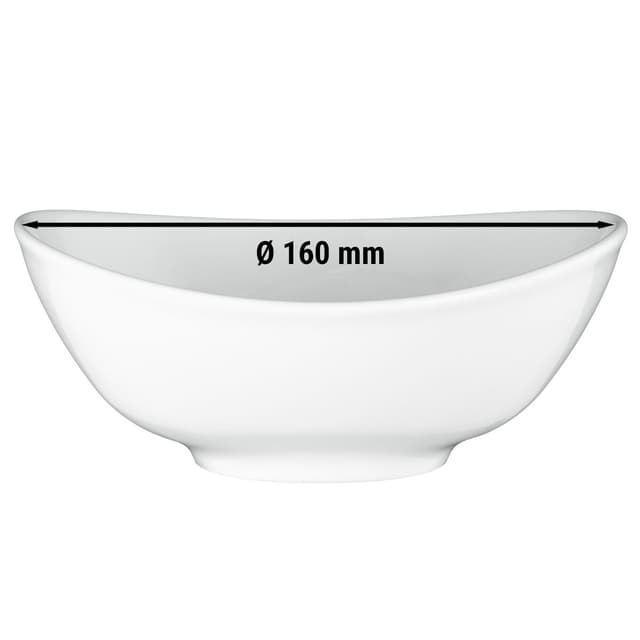 (4 pieces) Seltmann Weiden - Soup bowl/ Bowl oval - 160 mm