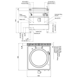 Elektro Kochkessel - 100 Liter - 16 kW - Indirekte Beheizung