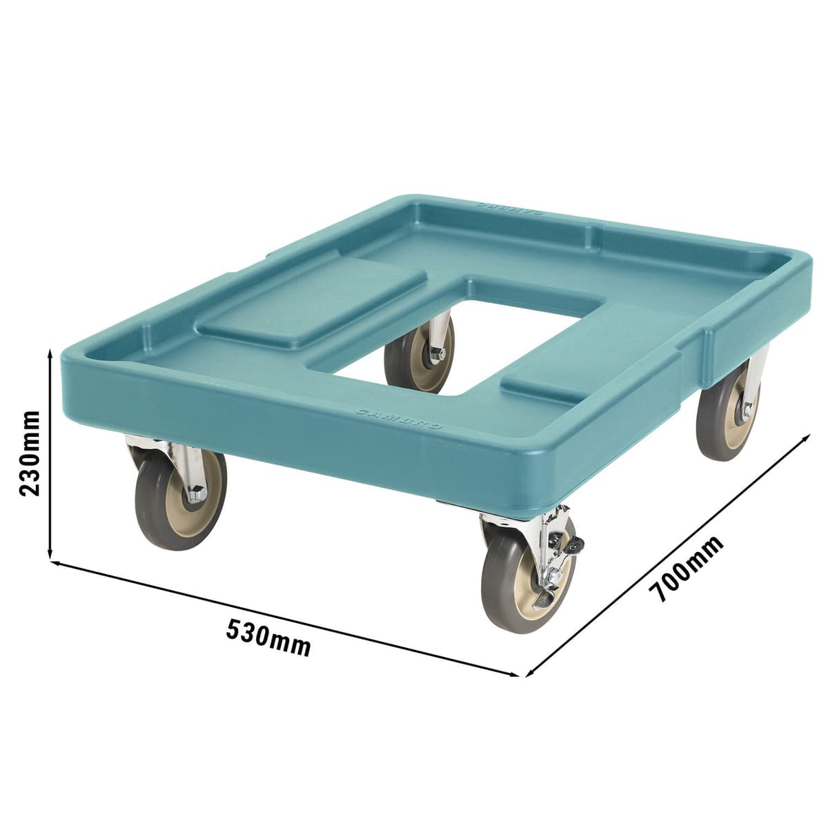 CAMBRO | ULTRA PAN CARRIER® - CamDolly® - vozík pro UPCS400401 a UPC400401 - břidlicově modrý