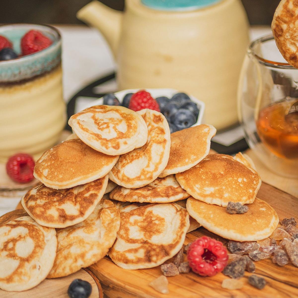 Digital waffle iron - shape: Poffertjes