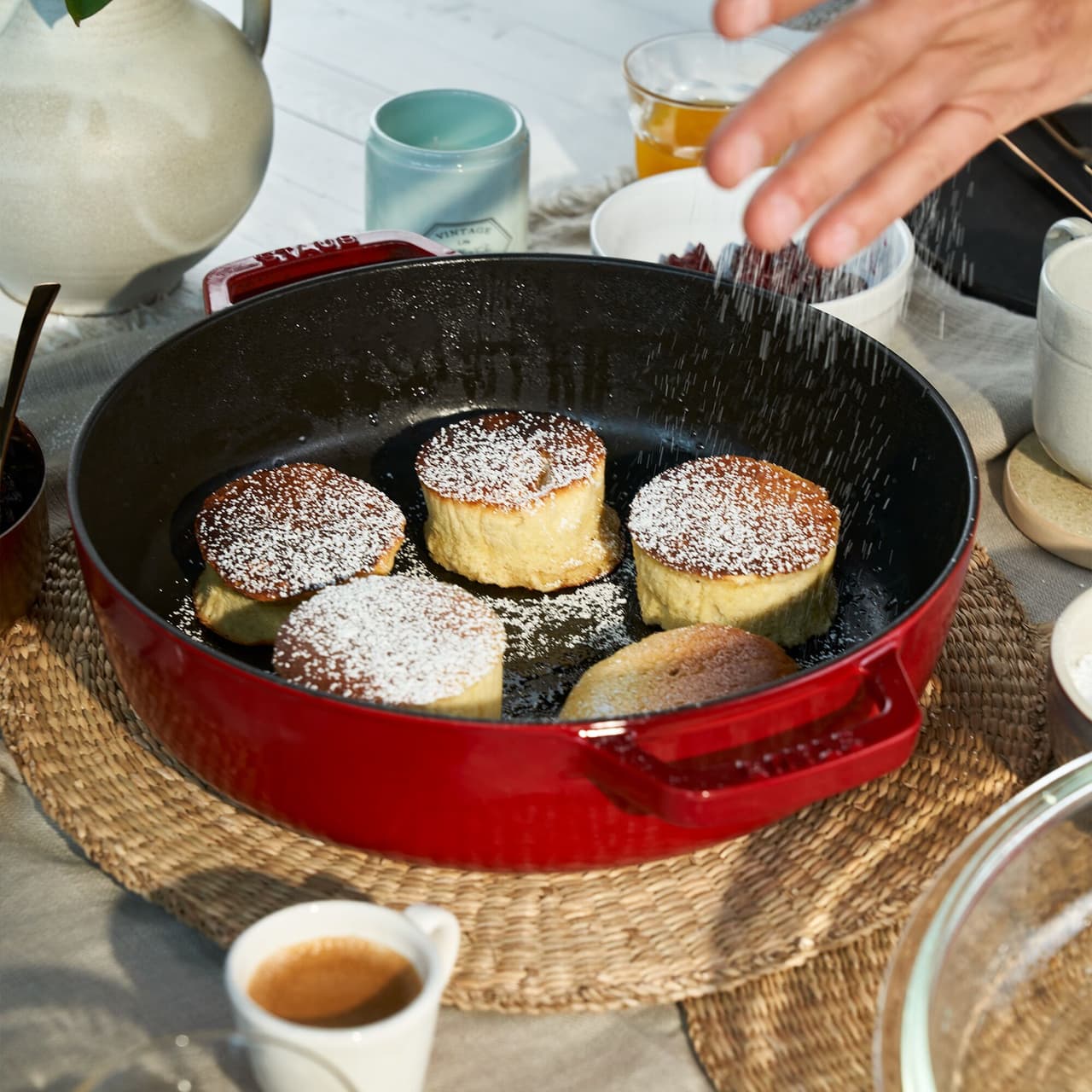 STAUB | BRAISERS - Bräter mit Glasdeckel - 240mm - Gusseisen - Kirsch-Rot