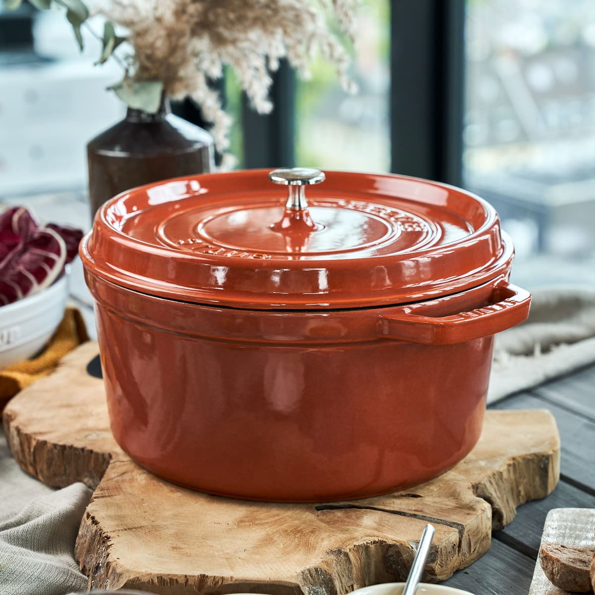 STAUB | LA COCOTTE - kokotka - Ø 280 mm - litina - skořicová