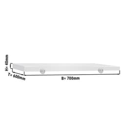 Cutting board for work table  - 700x600mm - White