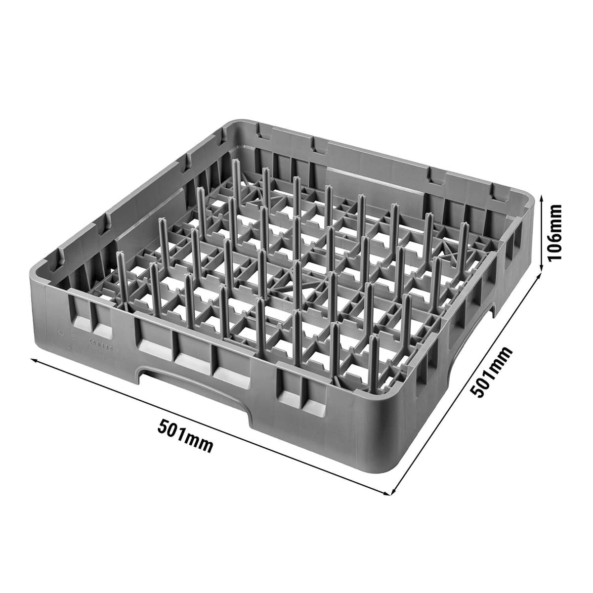 CAMBRO | Mycí koš s hroty CAMRACK® - řady 50x90mm 