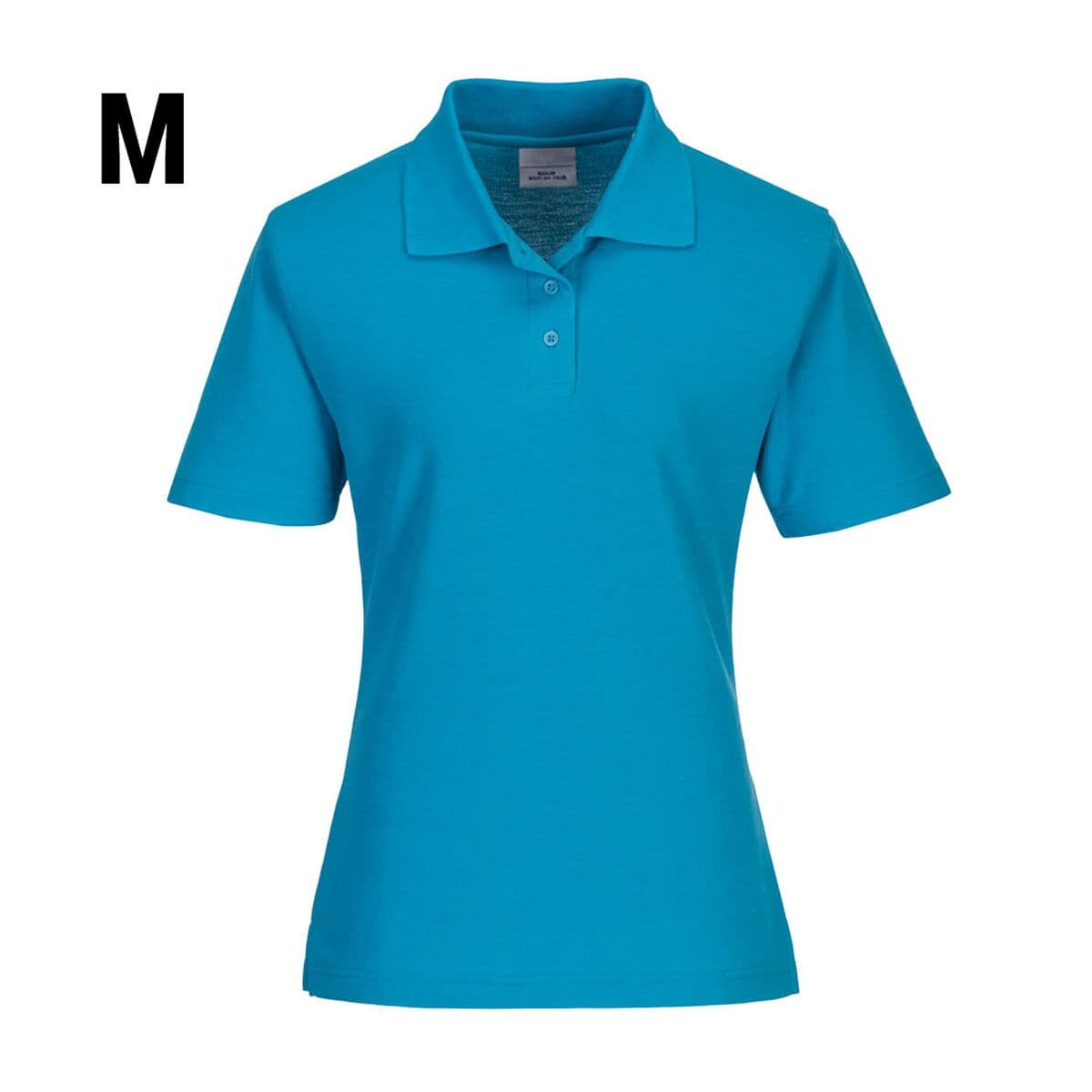 Ladies Polo Shirt - Water Blue - Size: M