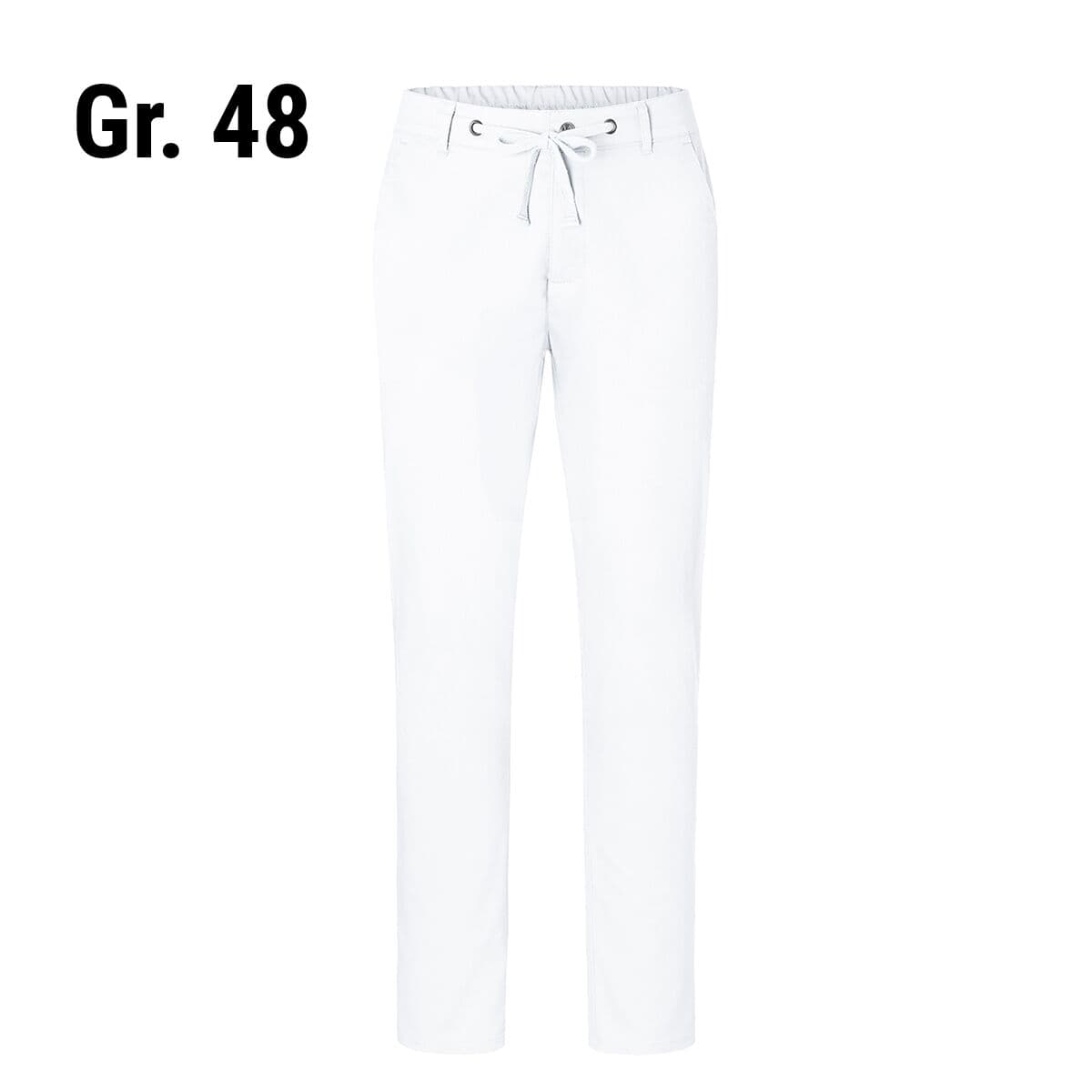 (6 pieces) Karlowsky - Men's Chino Pants Modern Stretch - White - Size: 48