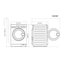 ELECTROLUX | myPRO WE170P - Chytrá profesionální pračka - 8 kg - s vypouštěcím čerpadlem