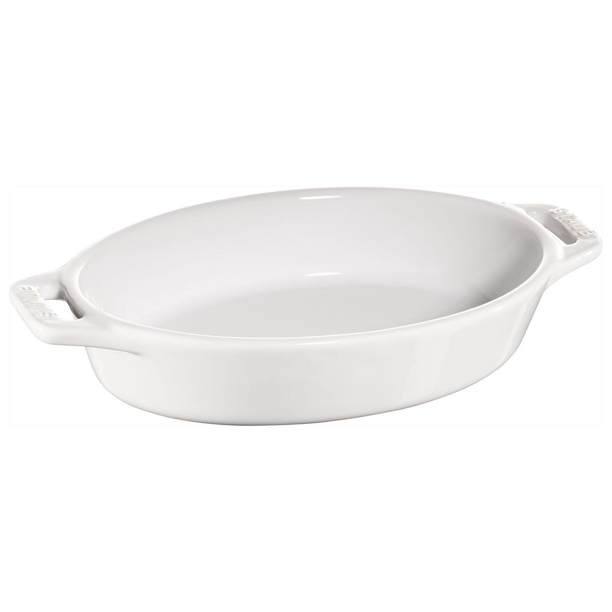 STAUB | CERAMIQUE - Zapékací mísa - 170mm - keramika - čistě bílá