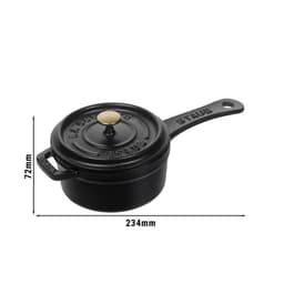 STAUB | SPECIALITIES - Mini hrnec - Ø 100 mm - litina - černá barva