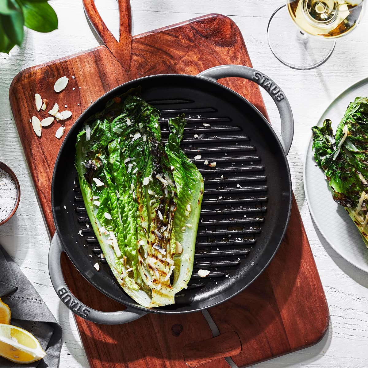 STAUB | GRILL PANS - Grilovací pánev s výlevkou - Ø 260 mm - litina - grafitově šedá