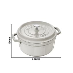 STAUB | LA COCOTTE - Cocotte - Ø 180mm - Gusseisen - Weisser Trüffel