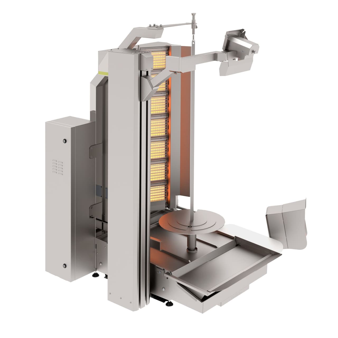 Gas kebab robot - 14 burners - max. 280 kg