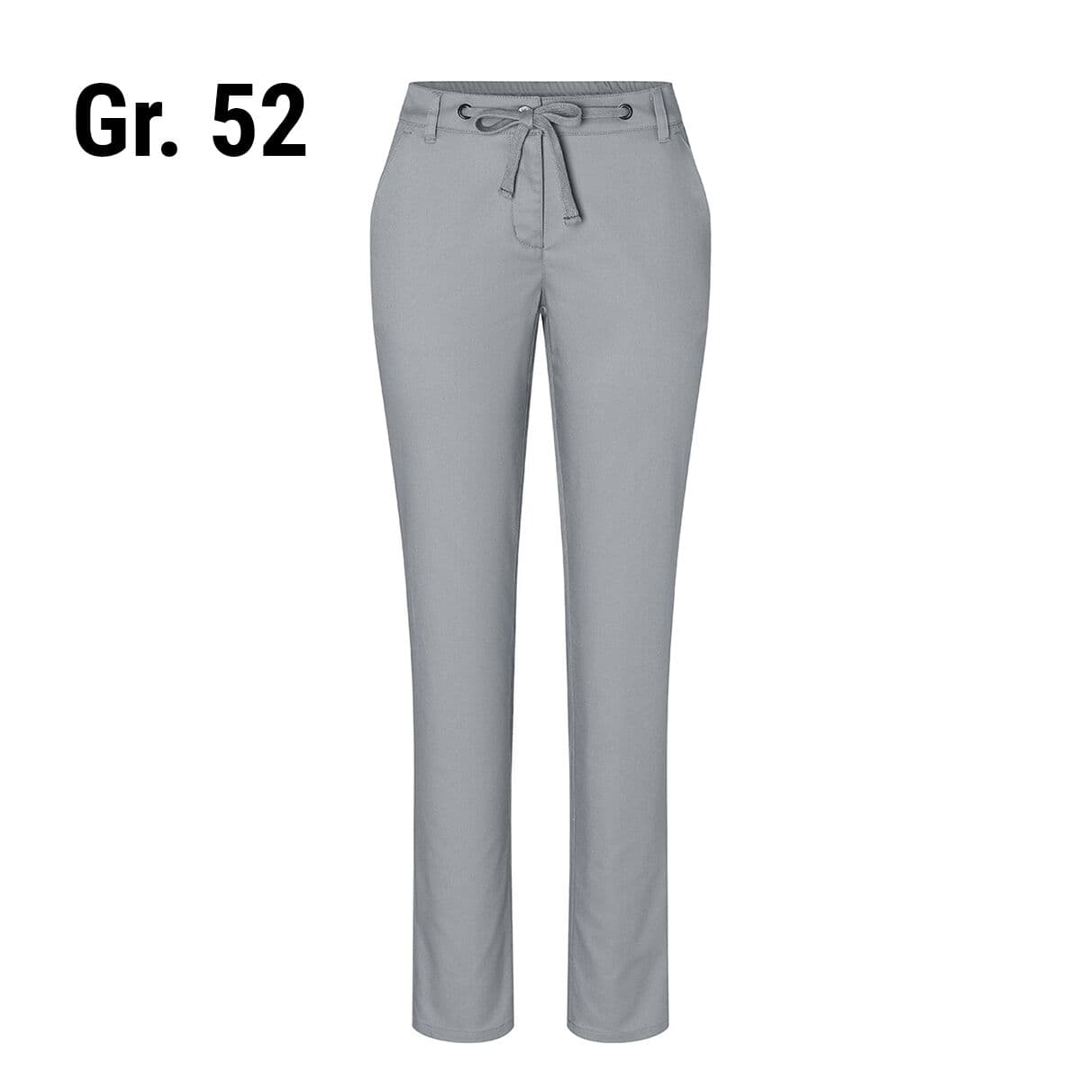 Karlowsky - Ladies Chino Pants Modern Stretch - Steel Grey - Size: 52