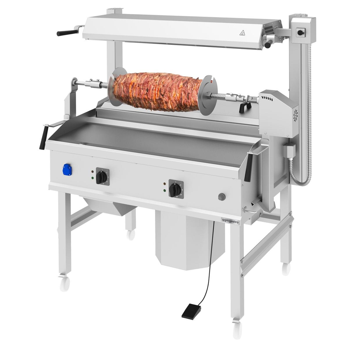 Cag Kebab machine - 14kW - horizontal - floor standing