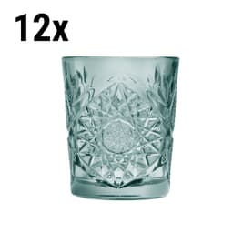 (12 Kusů) Univerzální sklenice na pití - HOBSTAR - 350 ml - zelená