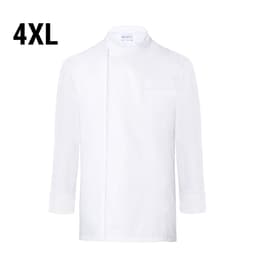 Karlowsky Long Sleeve Throw Over Cooking Shirt - White - Size: 4XL