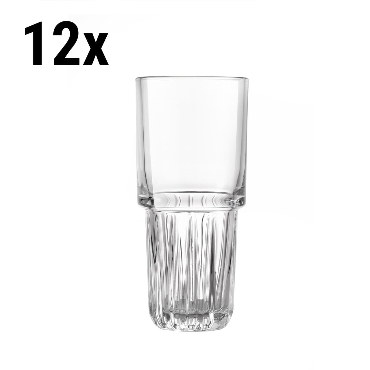 (12 Kusů) Sklenice na longdrink - EVEREST - 296 ml - transparentní