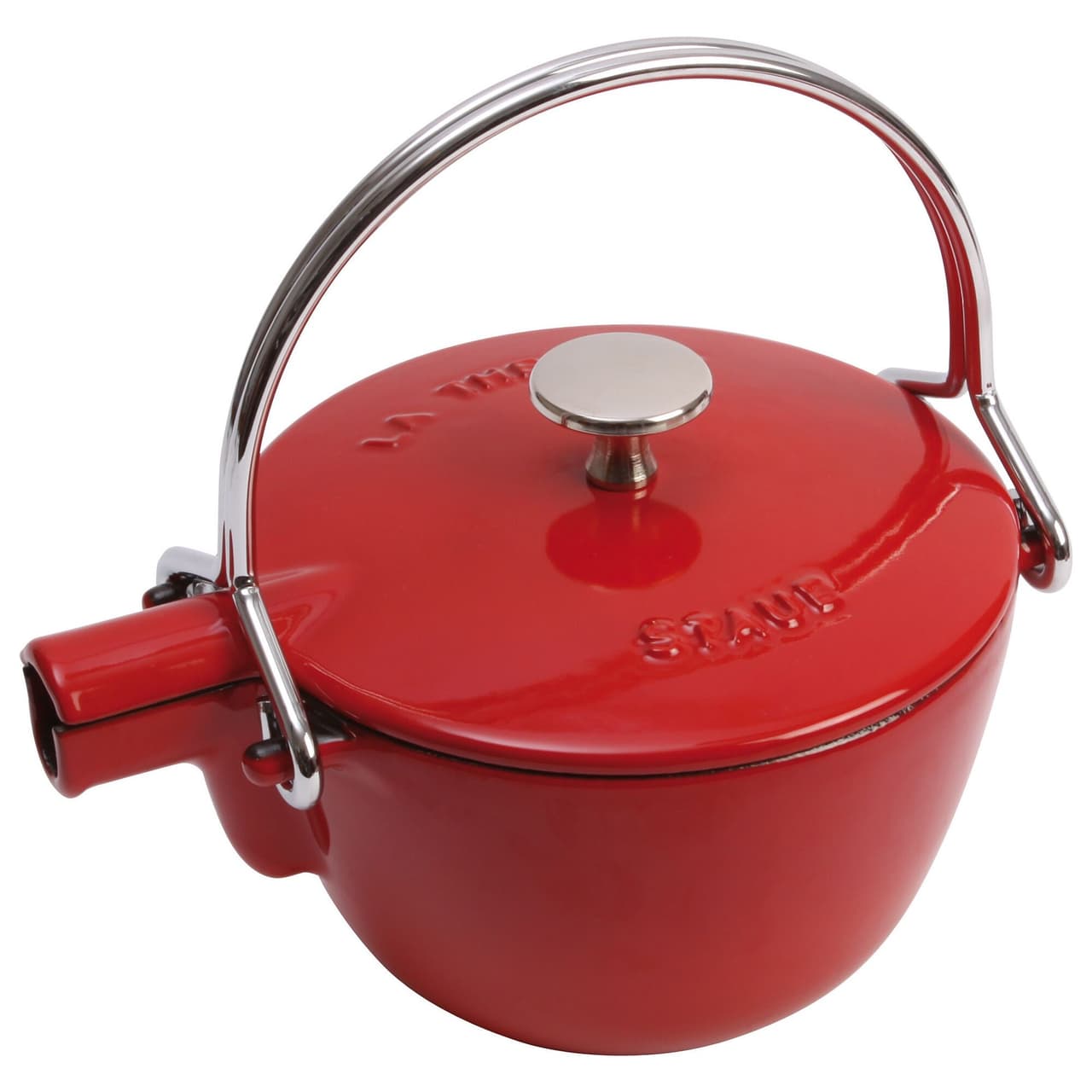 STAUB | SPECIALITIES - Konvice na čaj - 1,1L - litina - třešňově červená