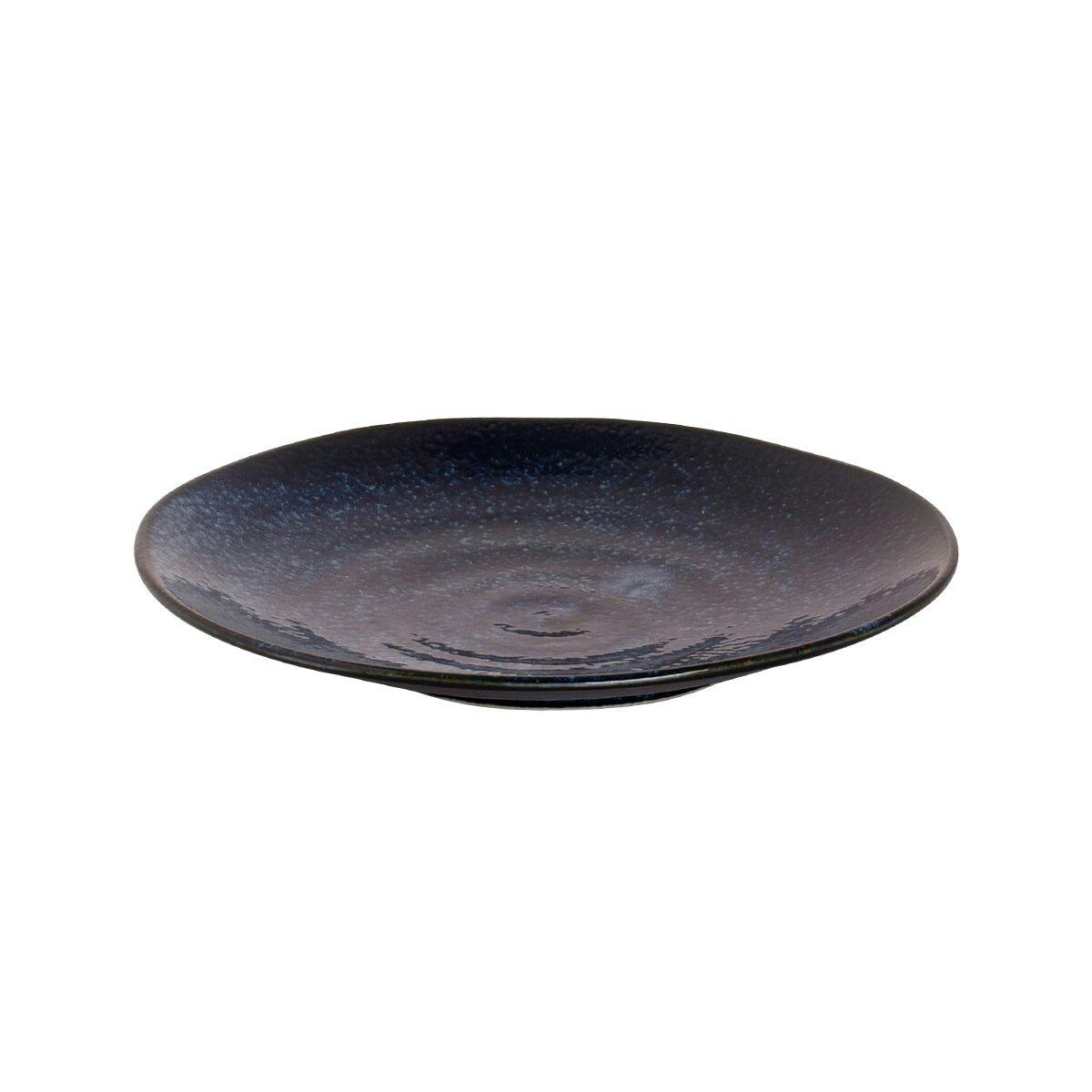 (10 pieces) KIRYU - Plate flat - Ø 23,5 cm - Blue	