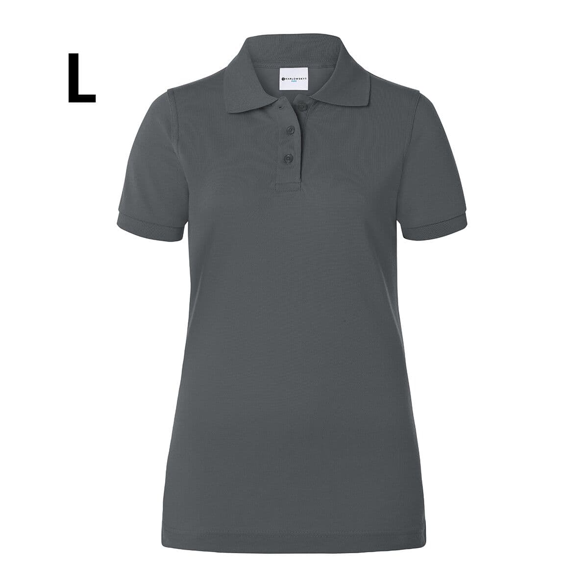 Karlowsky - Ladies Workwear Poloshirt Basic - Anthracite - Size: L