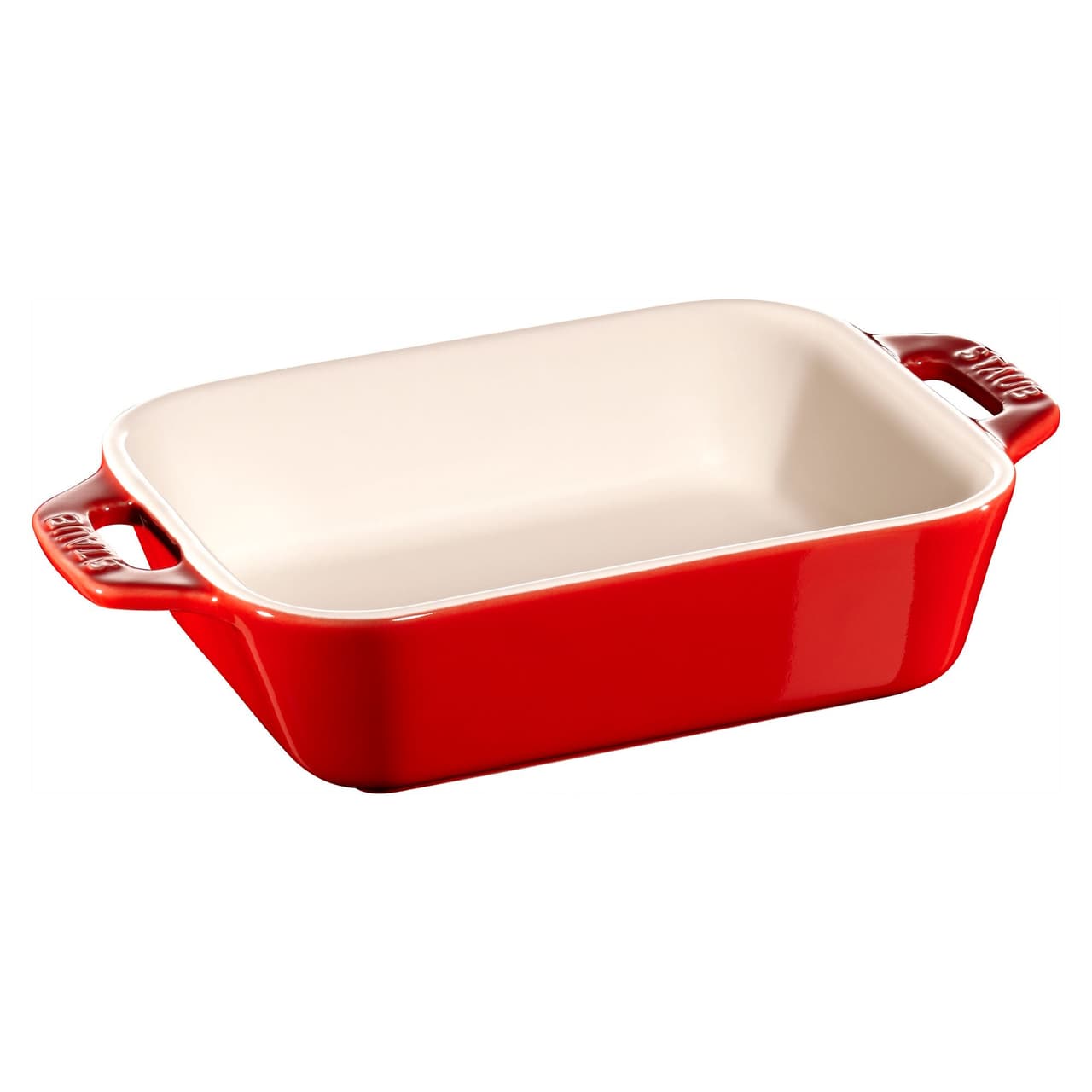 STAUB | CERAMIQUE - Zapékací mísa - 140x110mm - keramika - třešňově zelená